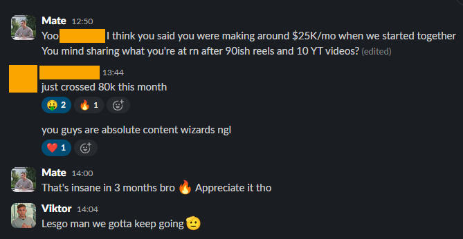 From $25K to $80K in 3 months